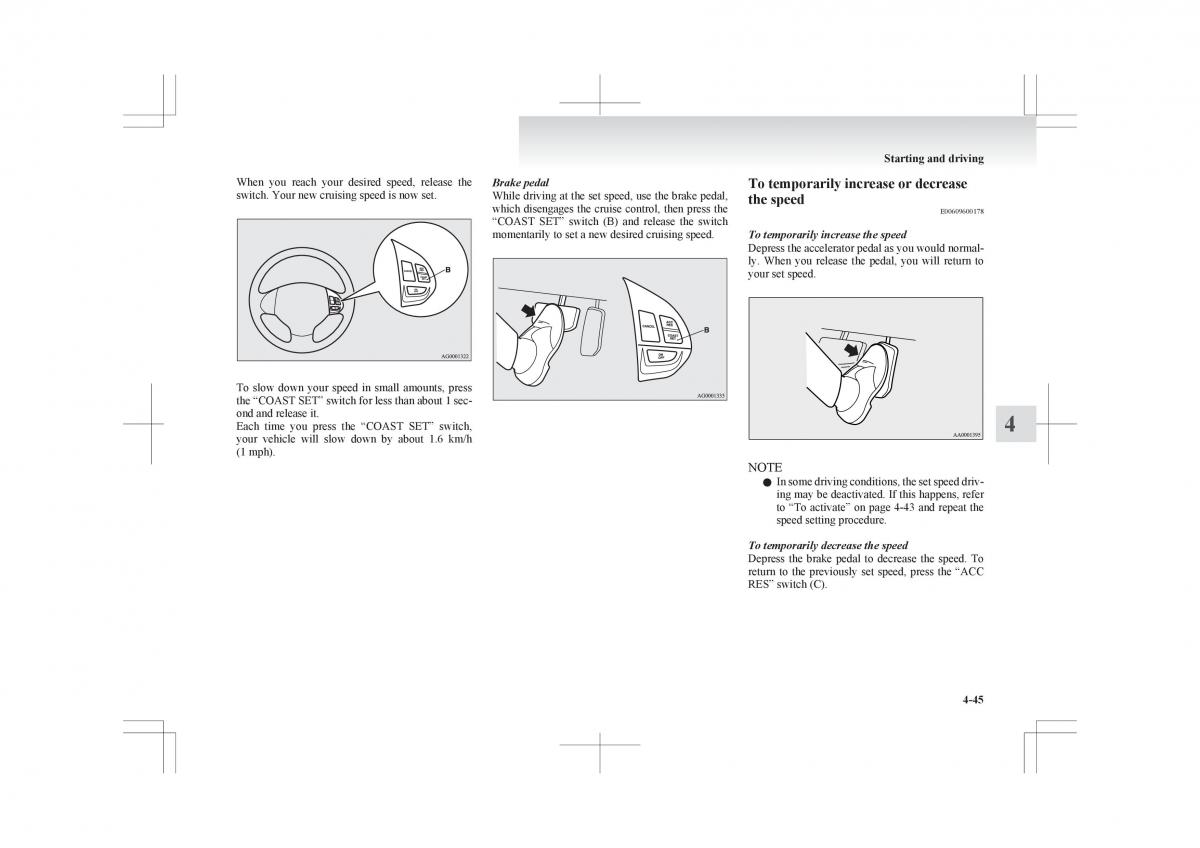 Mitsubishi ASX RVR owners manual / page 197