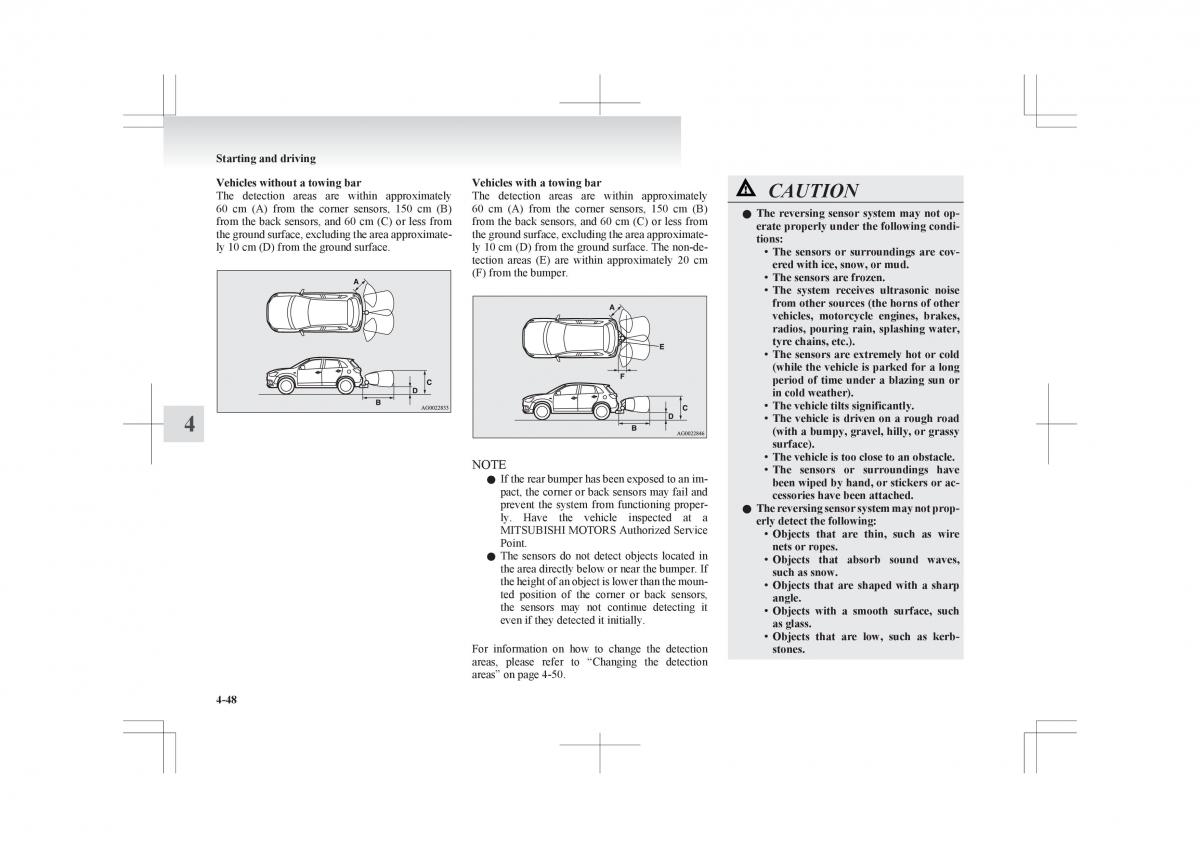 Mitsubishi ASX RVR owners manual / page 200