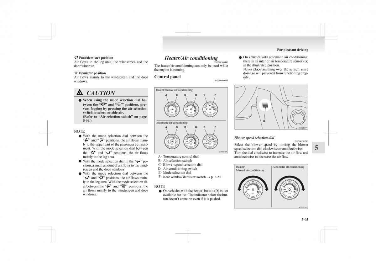 Mitsubishi ASX RVR owners manual / page 211