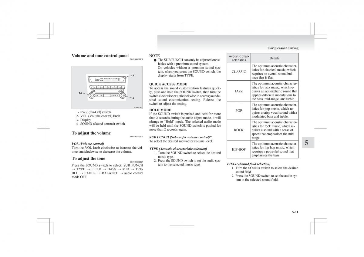 Mitsubishi ASX RVR owners manual / page 219