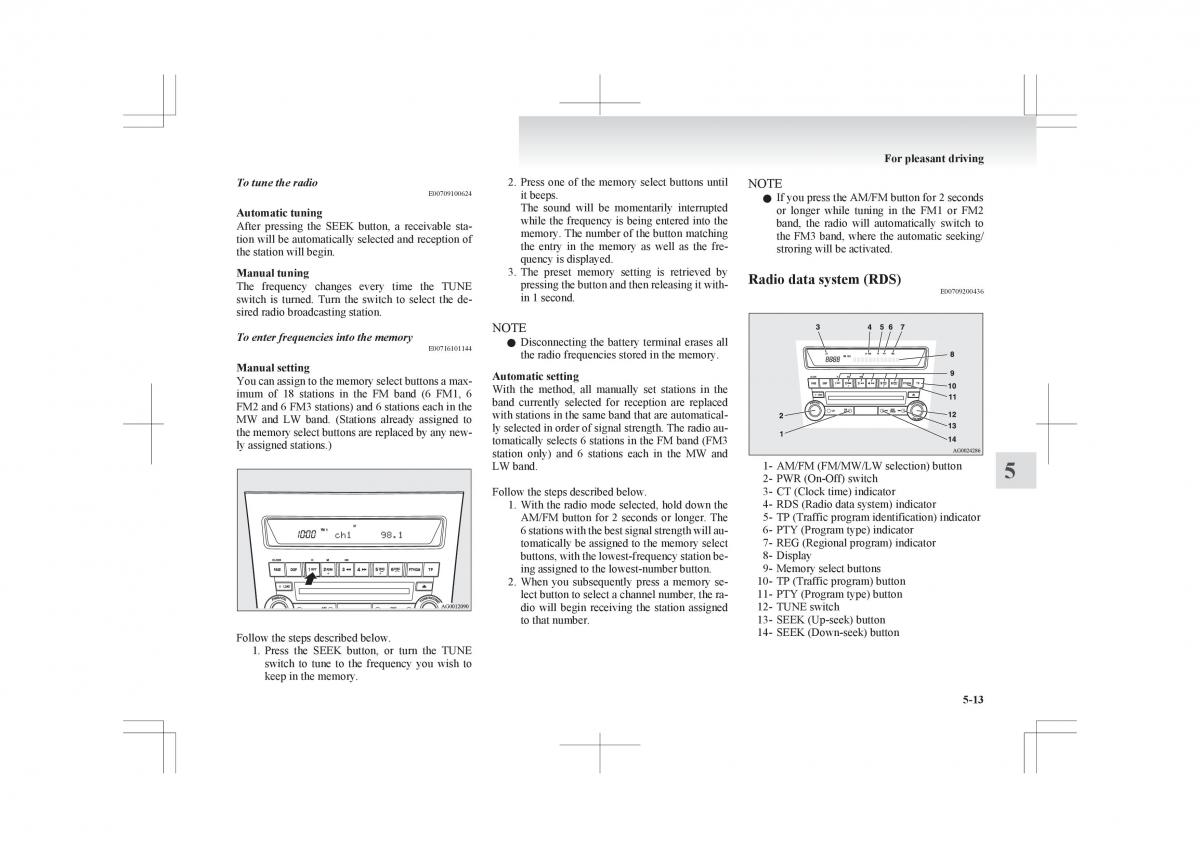 Mitsubishi ASX RVR owners manual / page 221