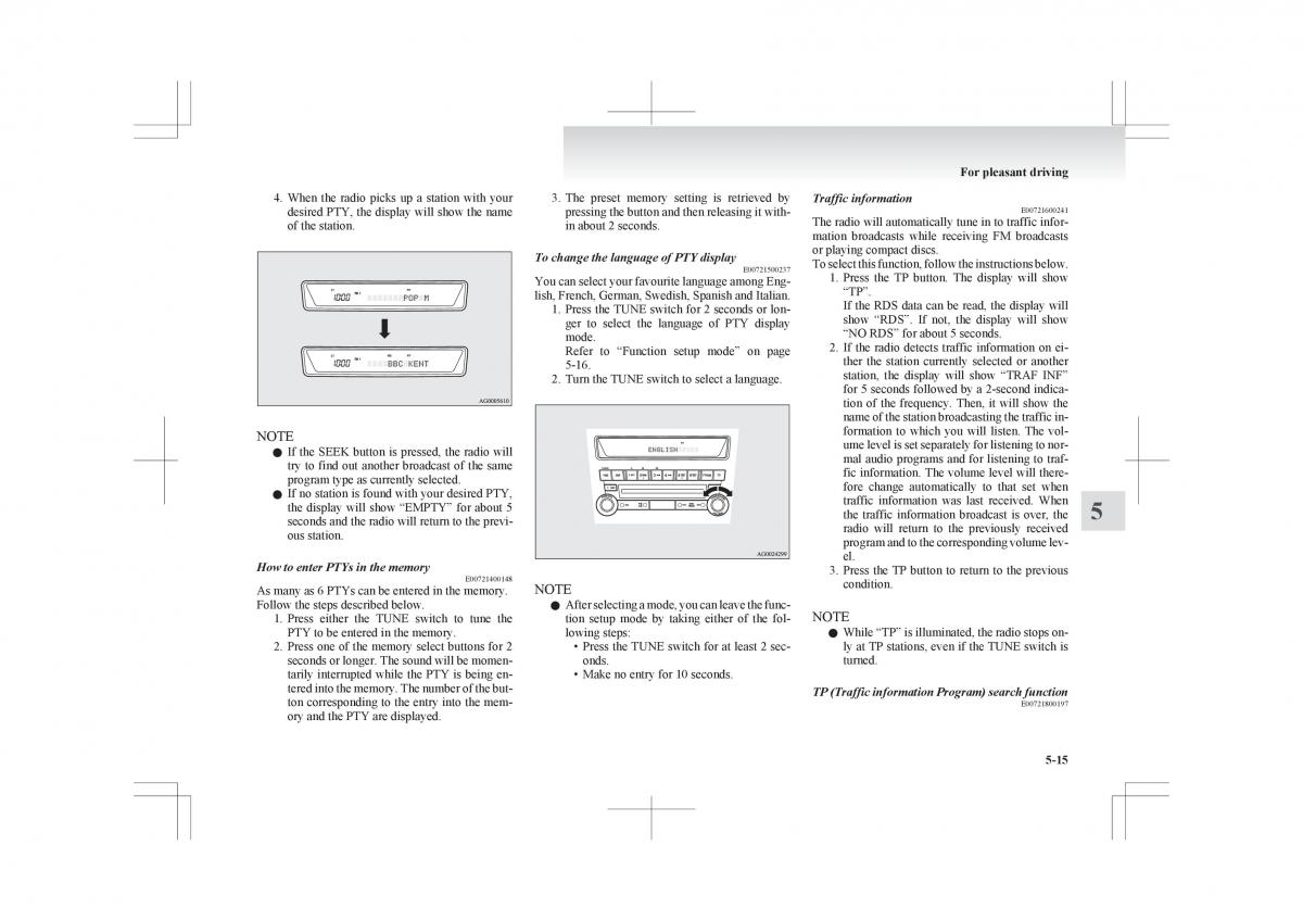 Mitsubishi ASX RVR owners manual / page 223