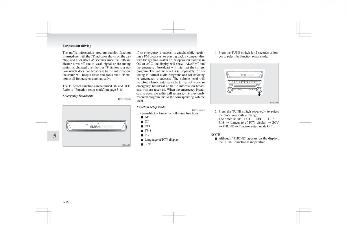 Mitsubishi ASX RVR owners manual / page 224