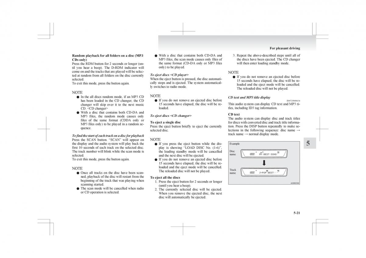 Mitsubishi ASX RVR owners manual / page 229