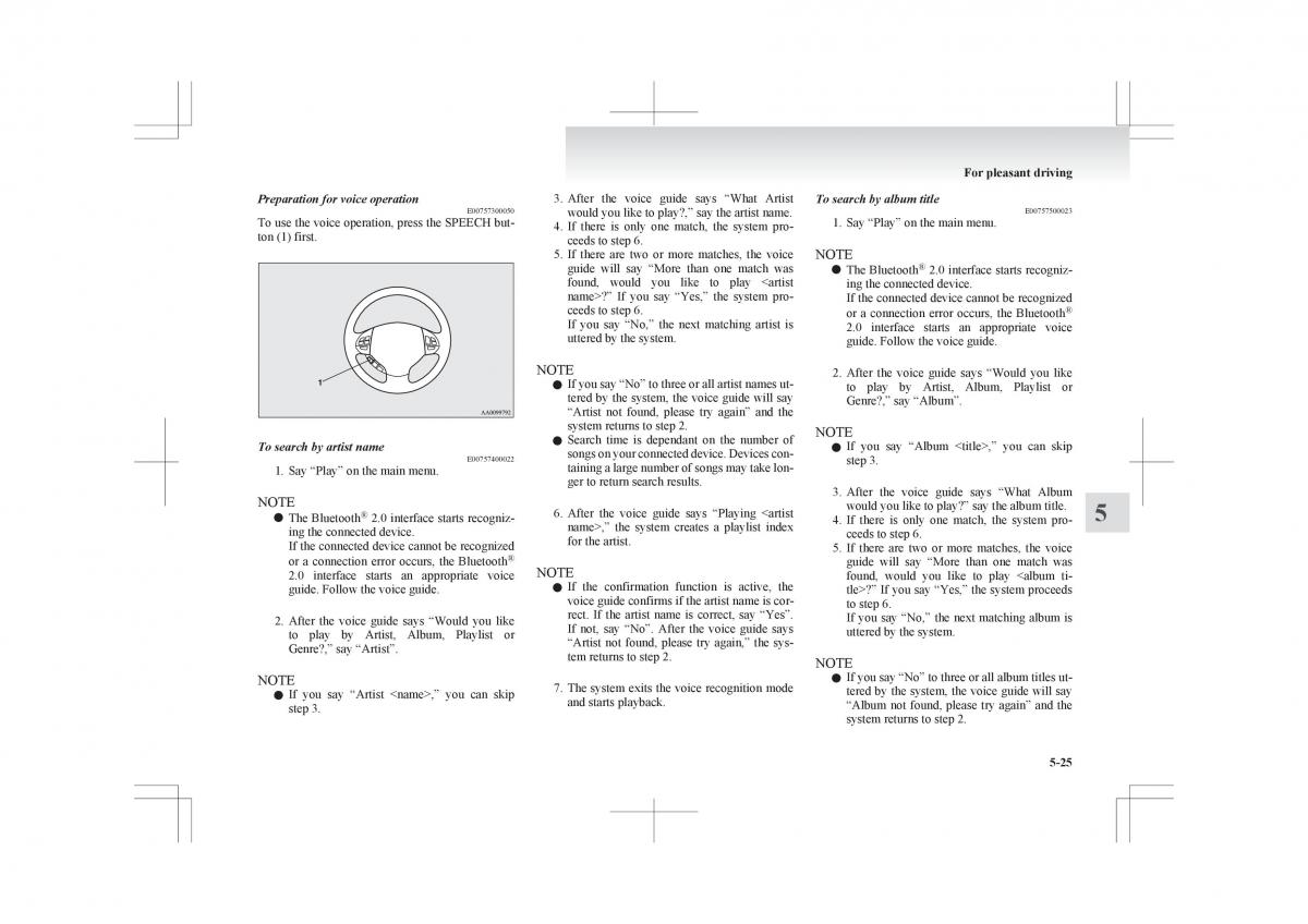 Mitsubishi ASX RVR owners manual / page 233