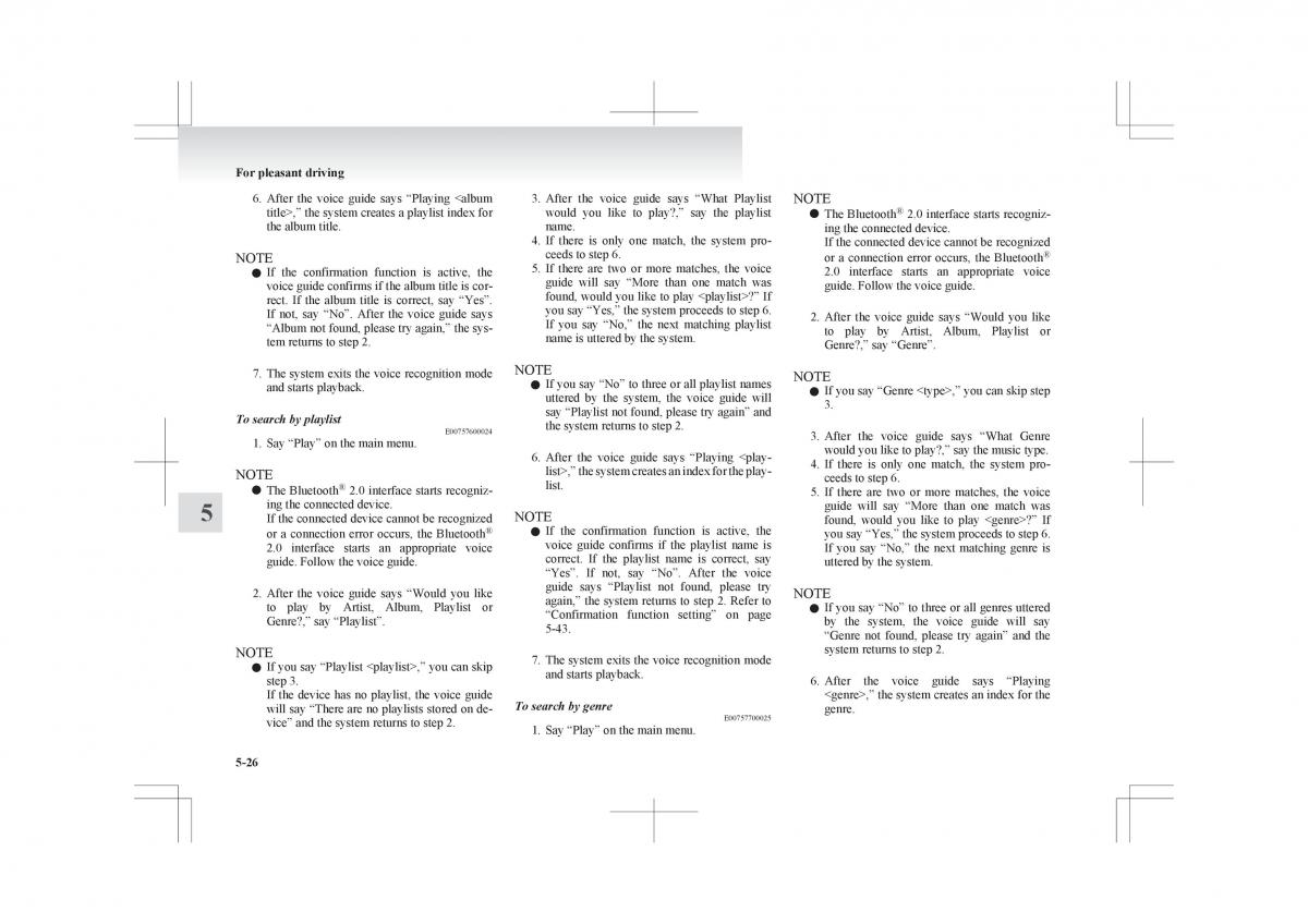 Mitsubishi ASX RVR owners manual / page 234