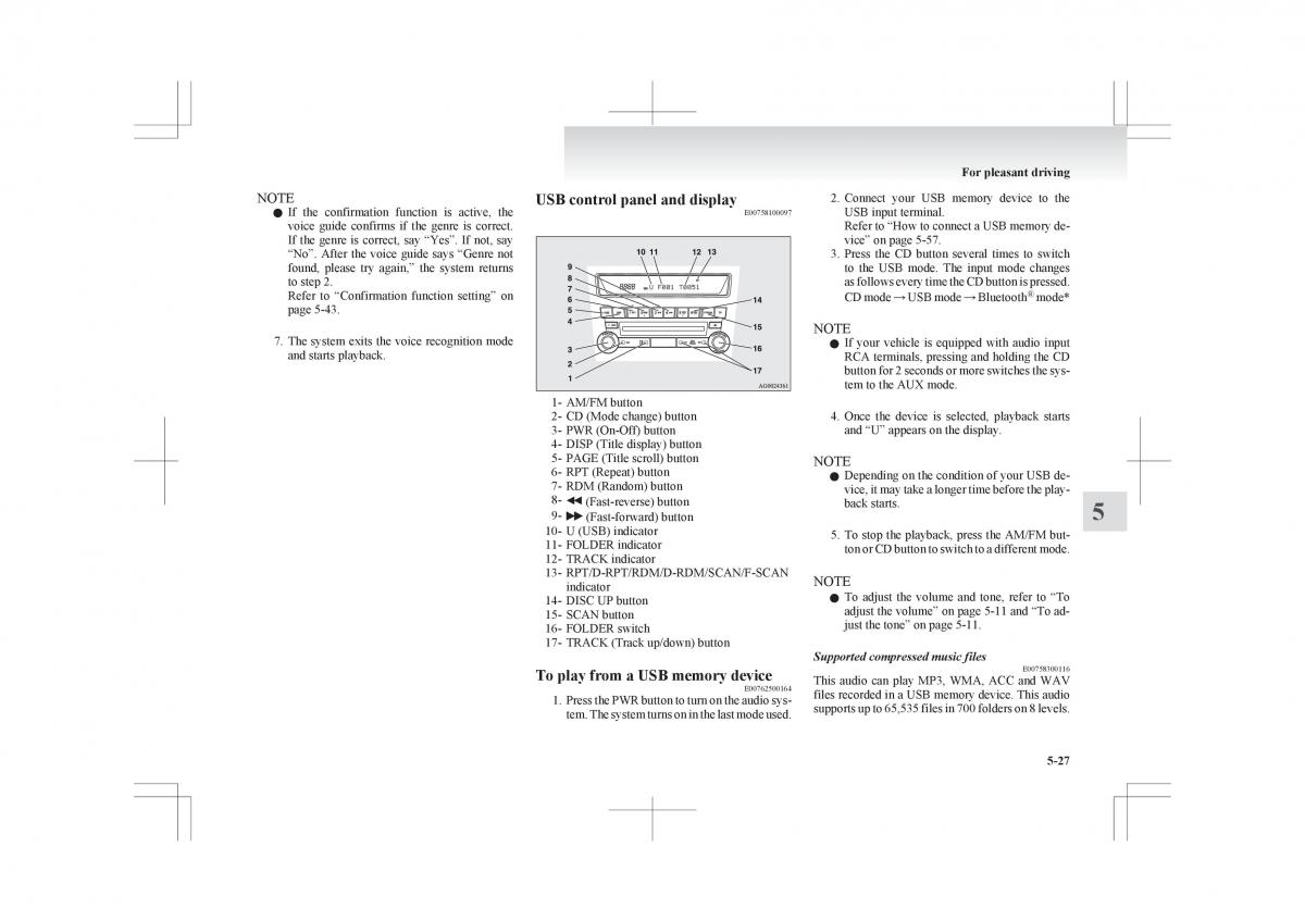 Mitsubishi ASX RVR owners manual / page 235