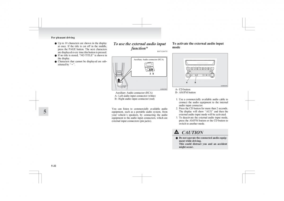 Mitsubishi ASX RVR owners manual / page 240