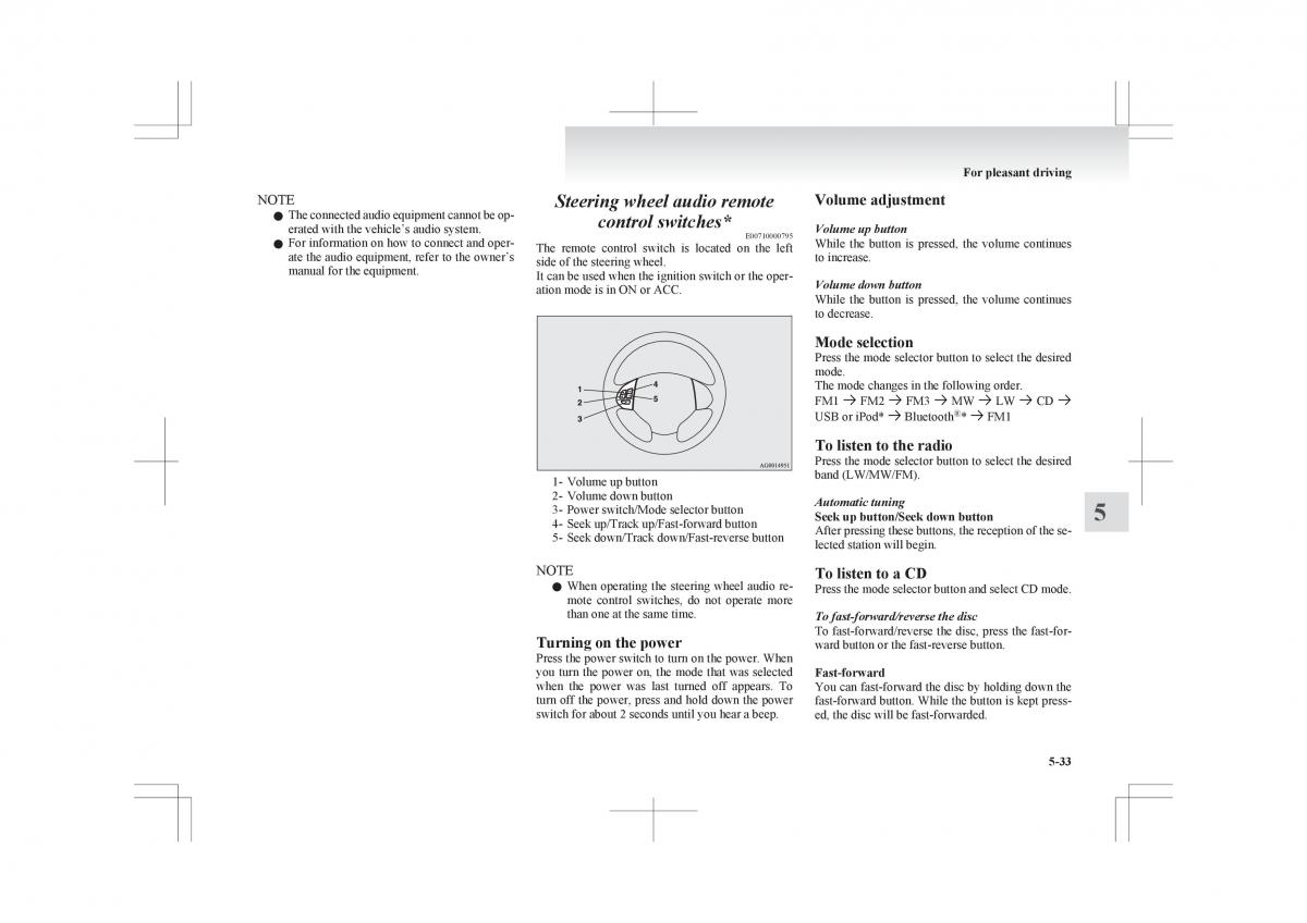 Mitsubishi ASX RVR owners manual / page 241