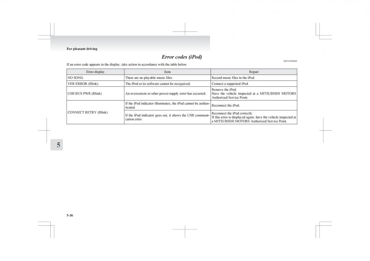 Mitsubishi ASX RVR owners manual / page 244