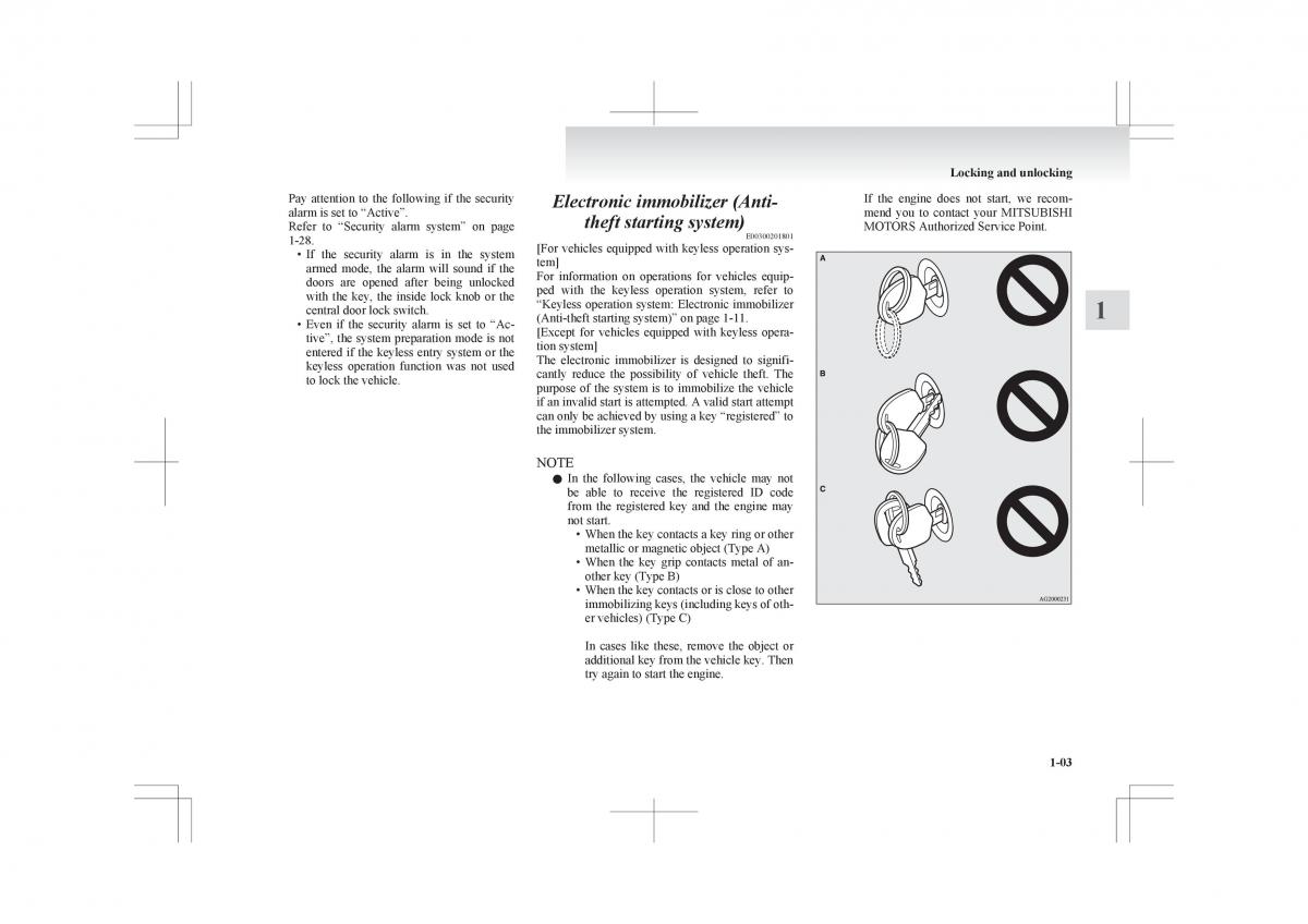 Mitsubishi ASX RVR owners manual / page 25