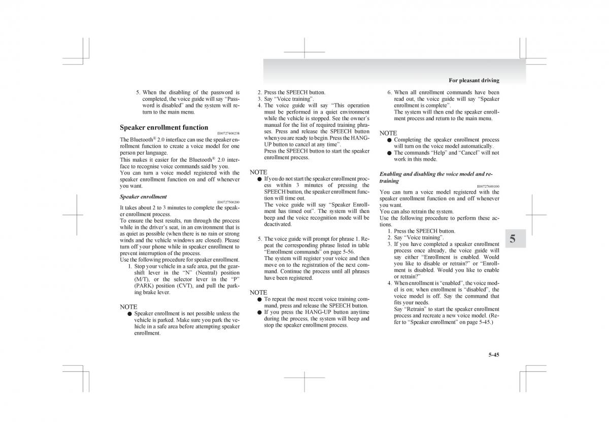 Mitsubishi ASX RVR owners manual / page 253