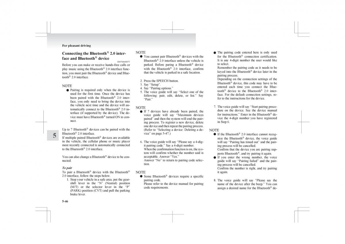 Mitsubishi ASX RVR owners manual / page 254