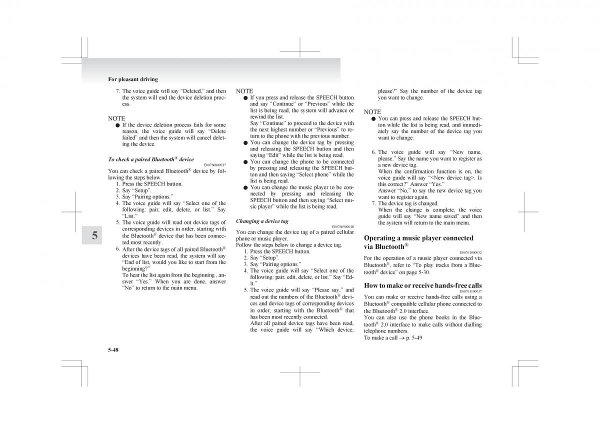 Mitsubishi ASX RVR owners manual / page 256