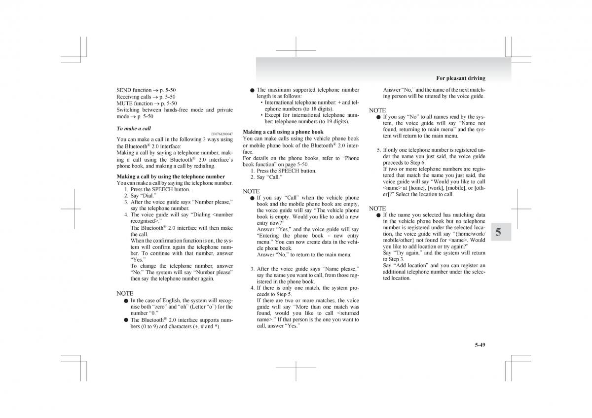 Mitsubishi ASX RVR owners manual / page 257