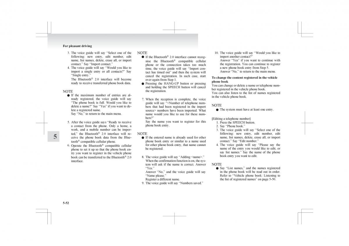 Mitsubishi ASX RVR owners manual / page 260