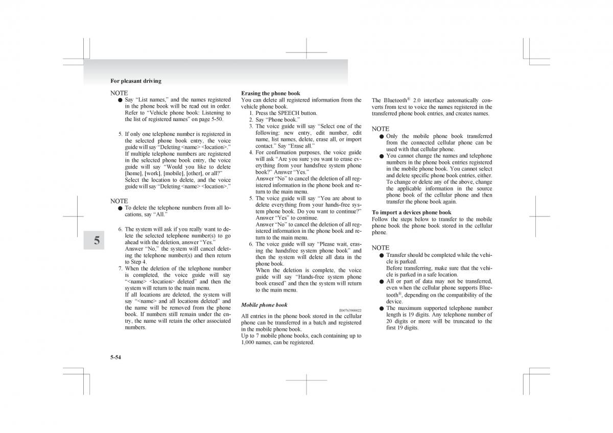 Mitsubishi ASX RVR owners manual / page 262