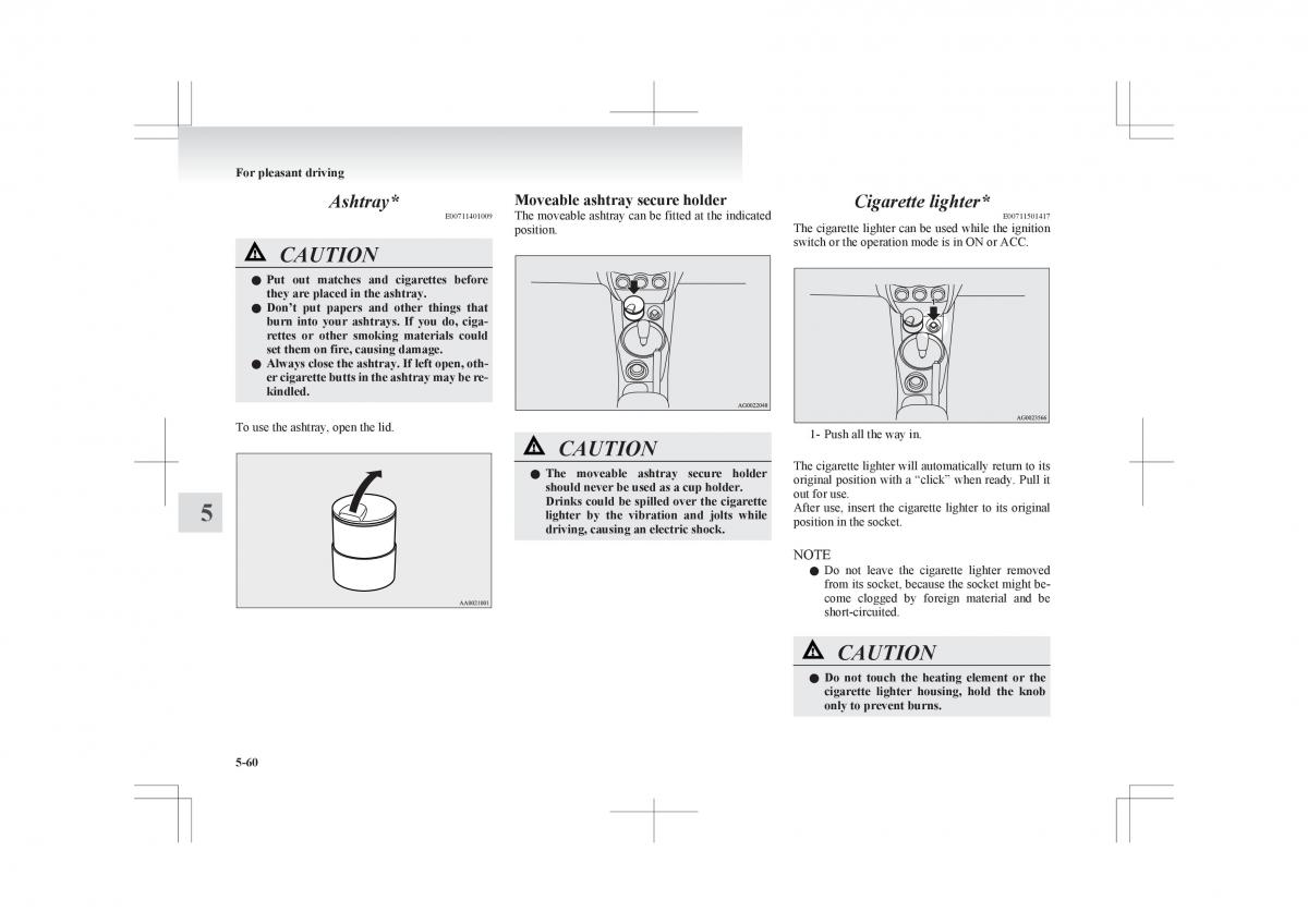 Mitsubishi ASX RVR owners manual / page 268