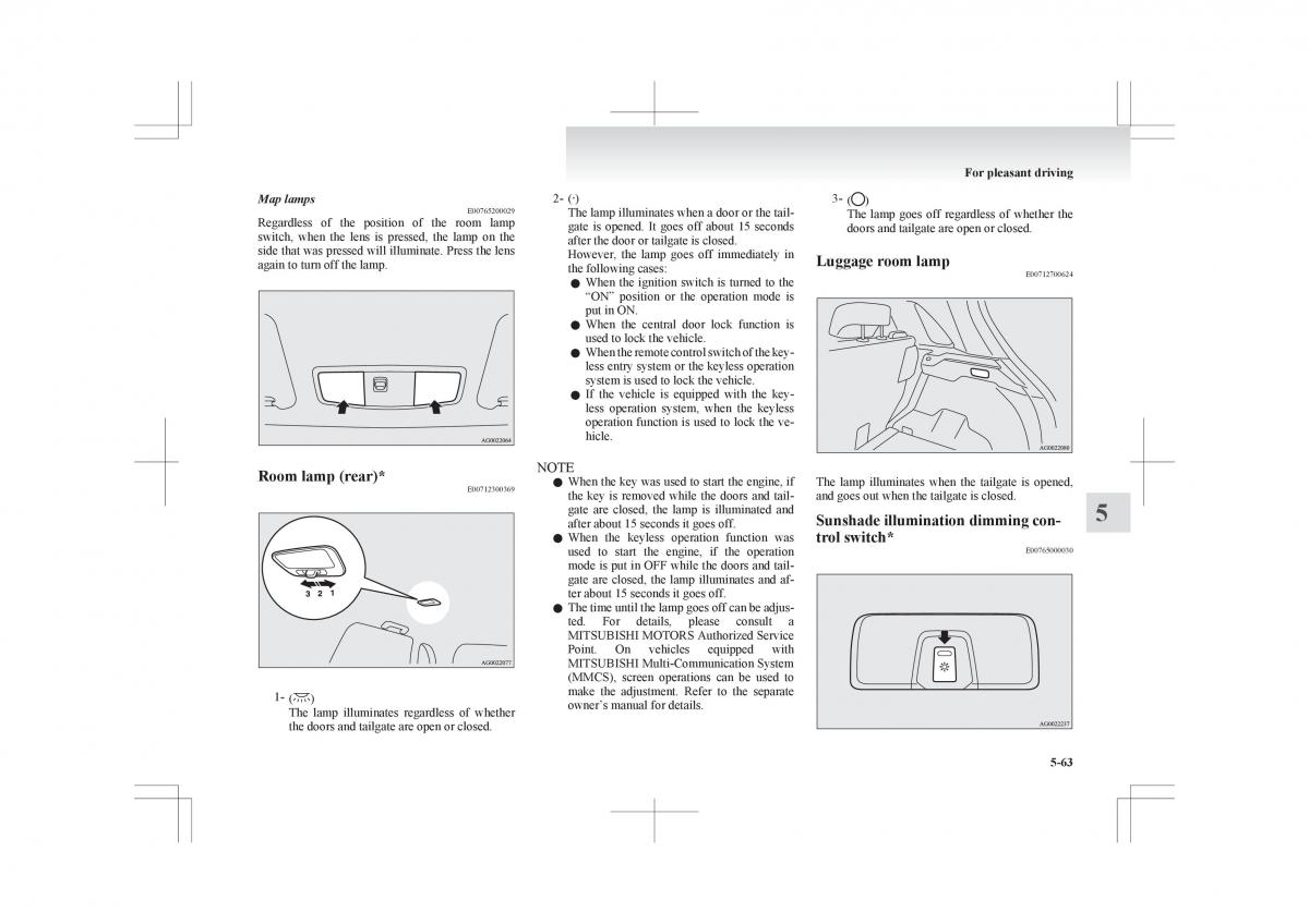 Mitsubishi ASX RVR owners manual / page 271