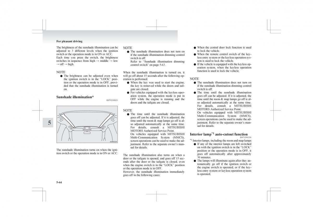 Mitsubishi ASX RVR owners manual / page 272