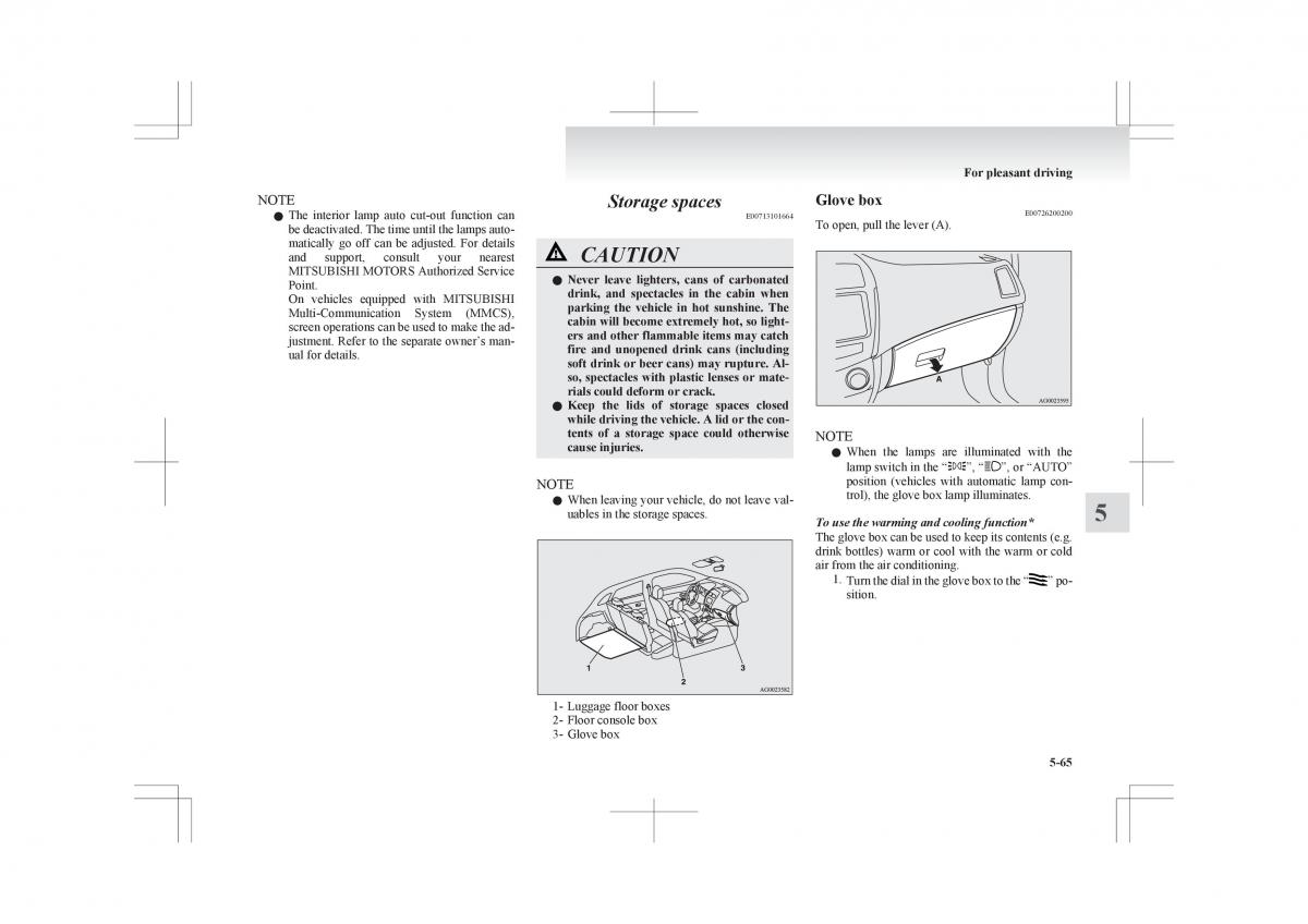 Mitsubishi ASX RVR owners manual / page 273