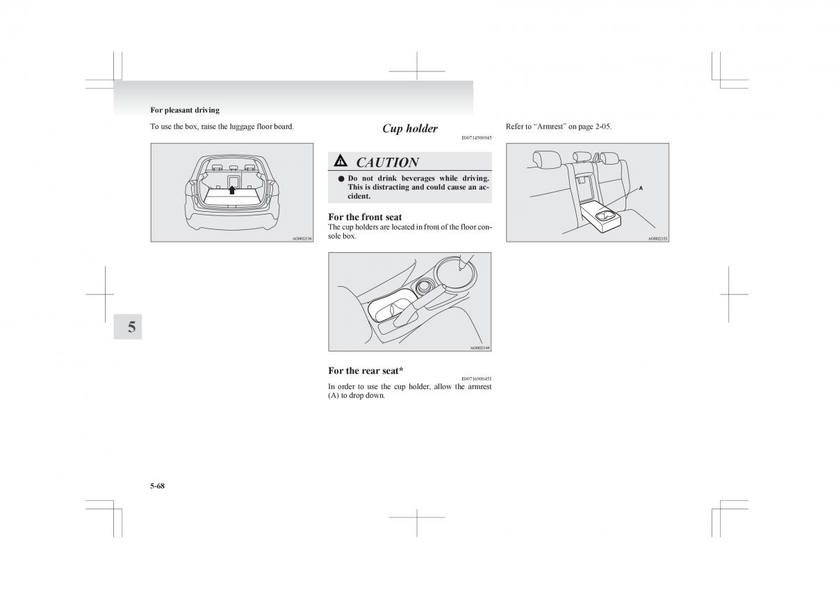 Mitsubishi ASX RVR owners manual / page 276