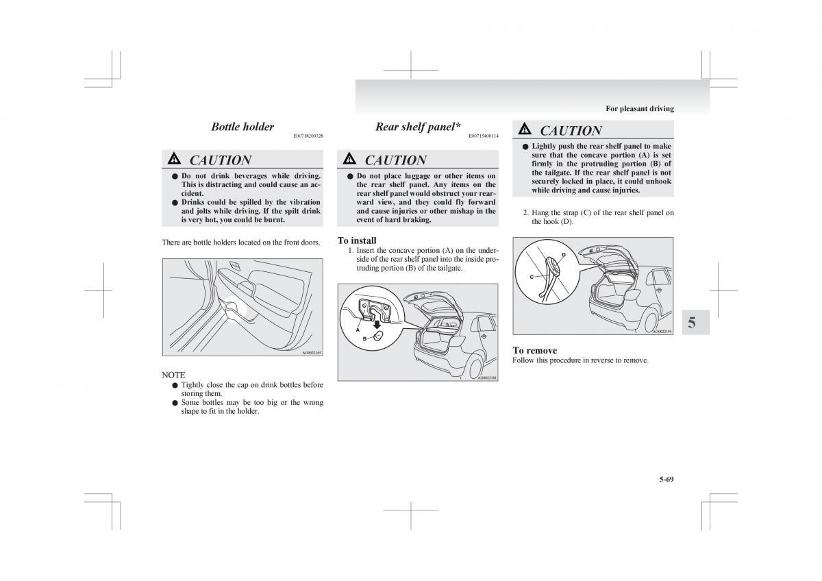 Mitsubishi ASX RVR owners manual / page 277