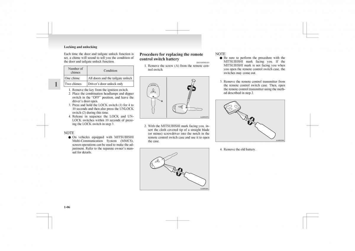 Mitsubishi ASX RVR owners manual / page 28