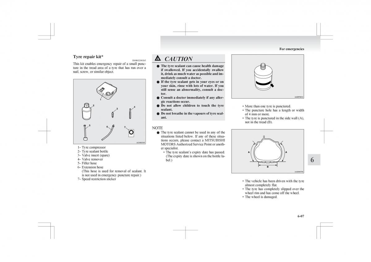 Mitsubishi ASX RVR owners manual / page 285