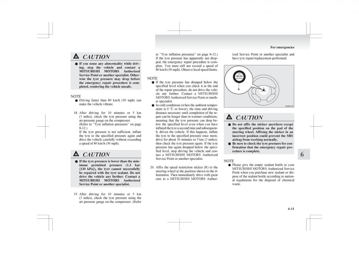 Mitsubishi ASX RVR owners manual / page 289