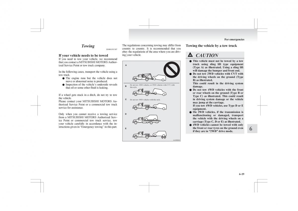 Mitsubishi ASX RVR owners manual / page 297