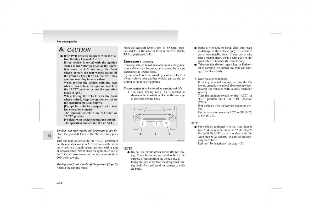 Mitsubishi ASX RVR owners manual / page 298