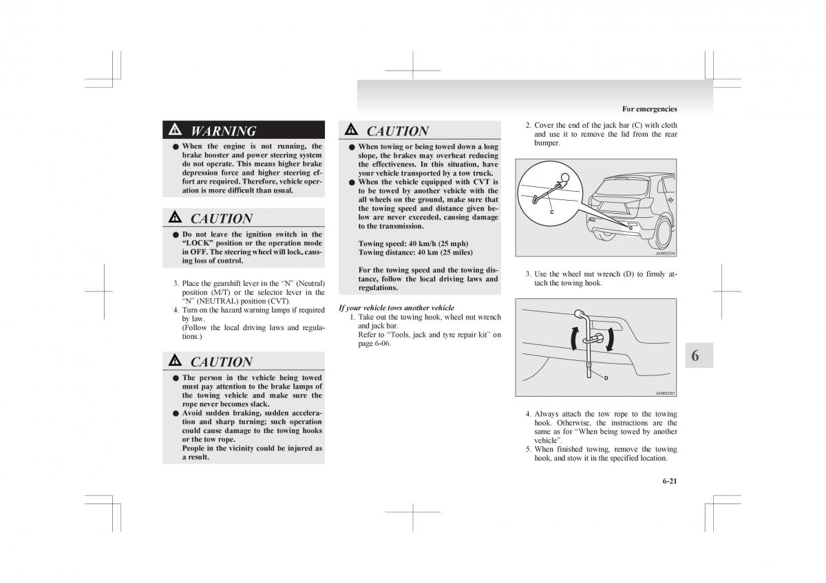 Mitsubishi ASX RVR owners manual / page 299