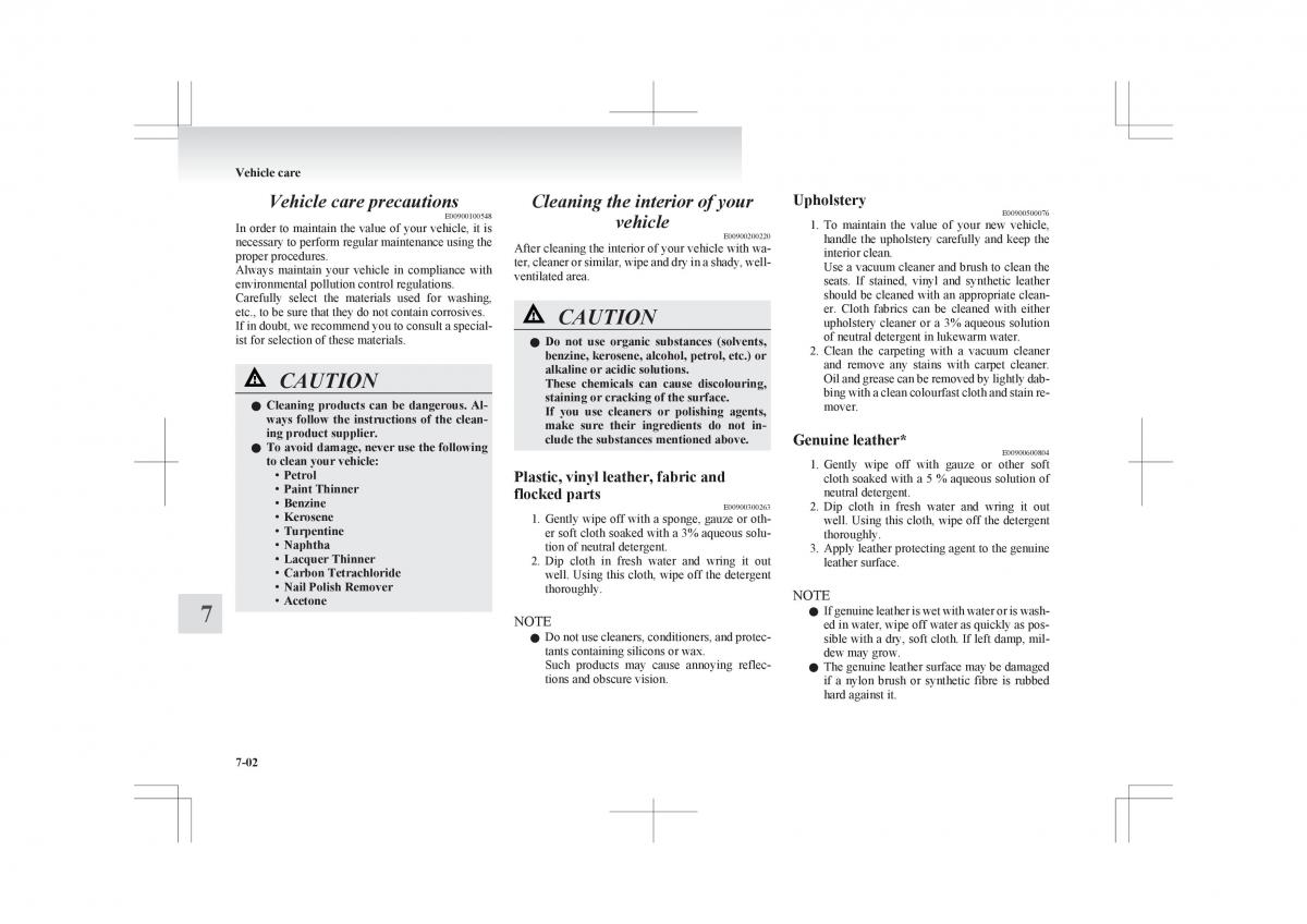 Mitsubishi ASX RVR owners manual / page 302