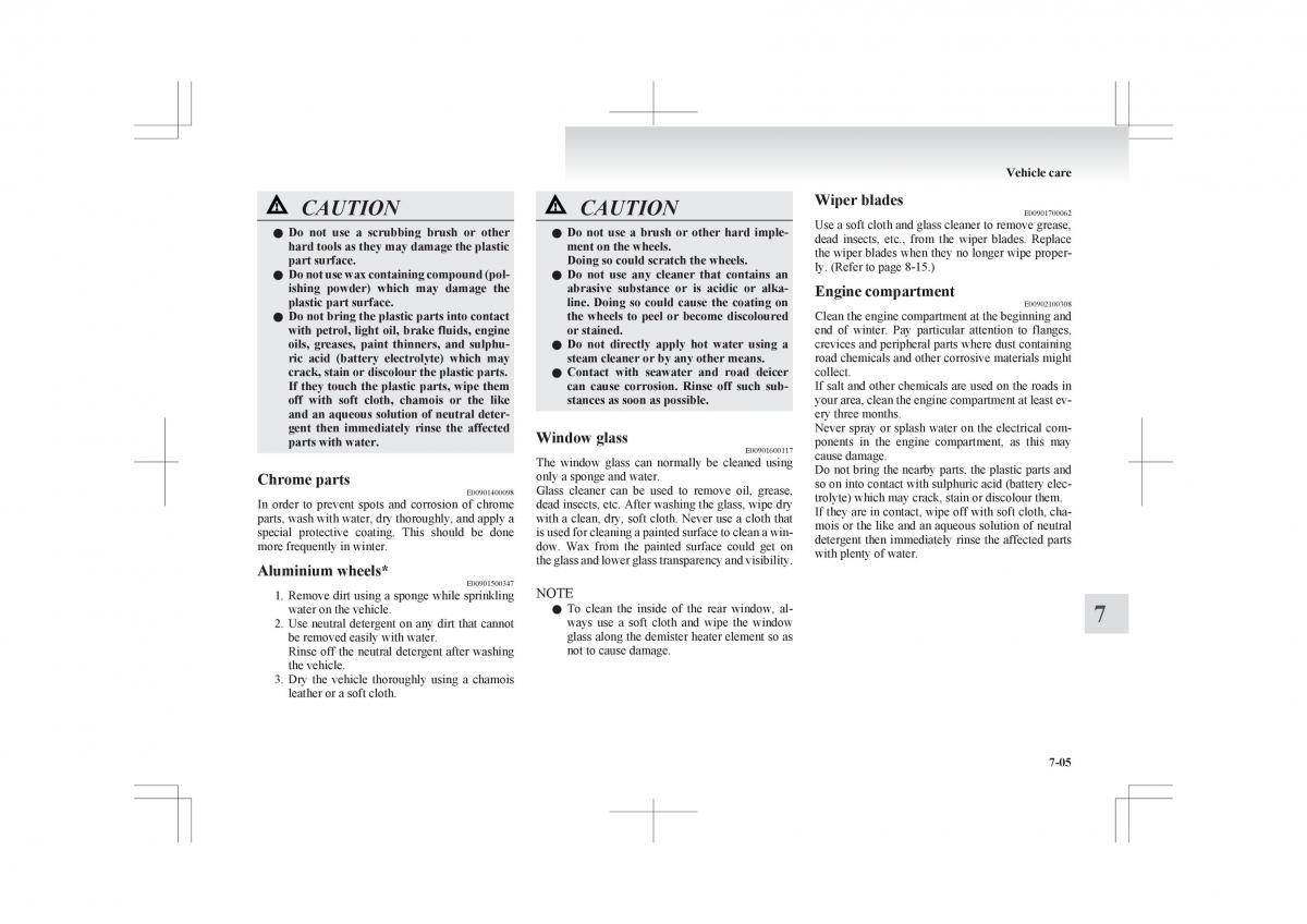 Mitsubishi ASX RVR owners manual / page 305