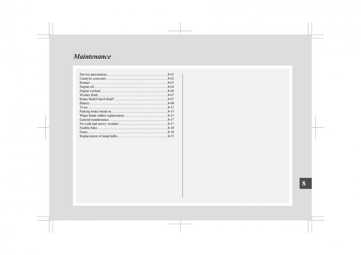 Mitsubishi ASX RVR owners manual / page 307