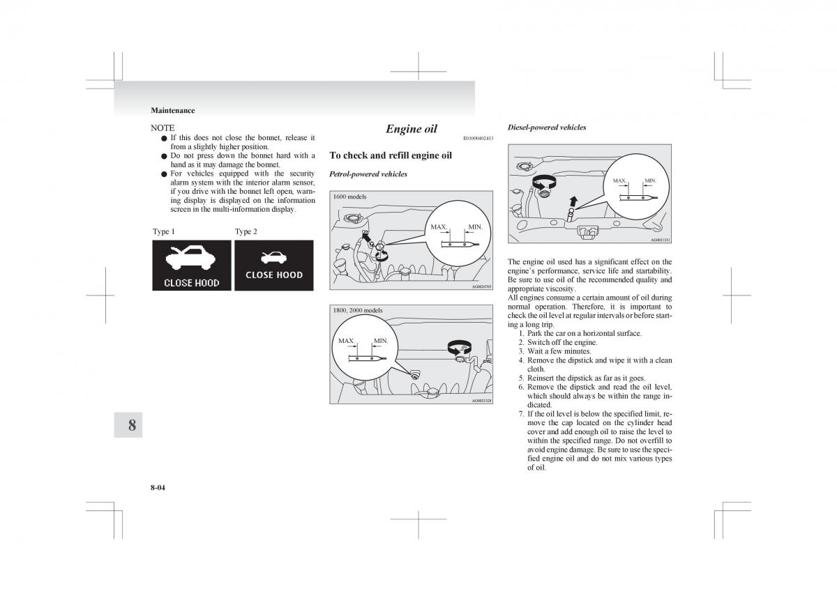 Mitsubishi ASX RVR owners manual / page 310