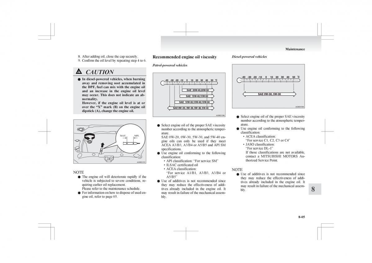 Mitsubishi ASX RVR owners manual / page 311