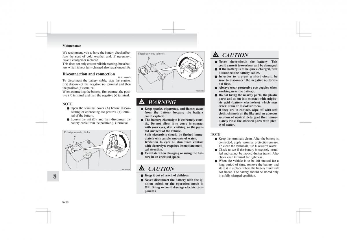 Mitsubishi ASX RVR owners manual / page 316