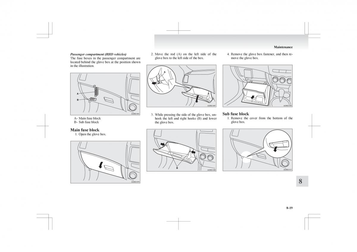 Mitsubishi ASX RVR owners manual / page 325