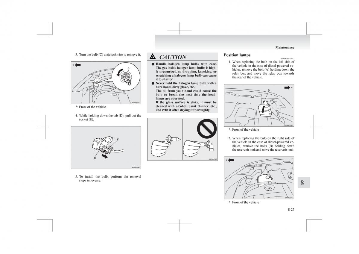 Mitsubishi ASX RVR owners manual / page 333