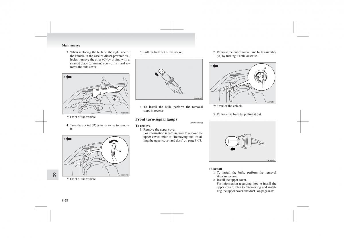 Mitsubishi ASX RVR owners manual / page 334