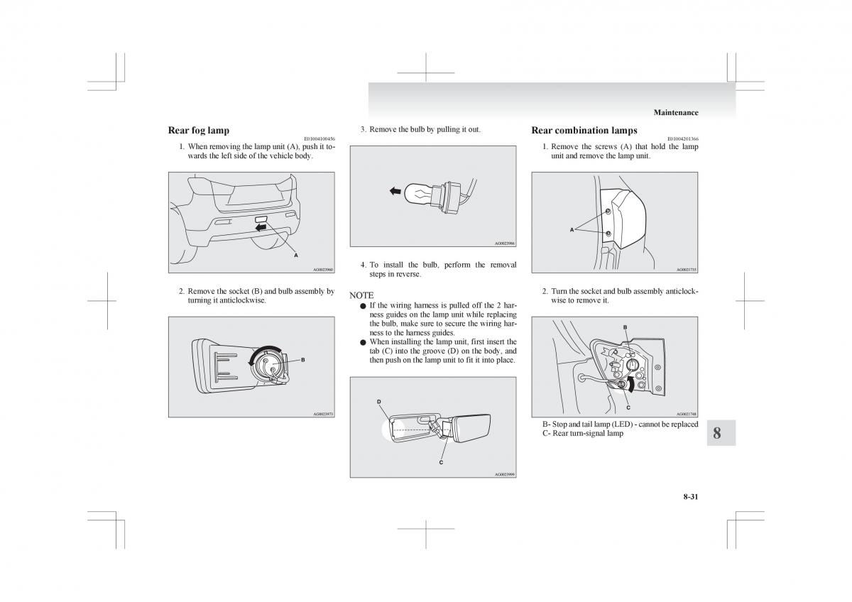 Mitsubishi ASX RVR owners manual / page 337