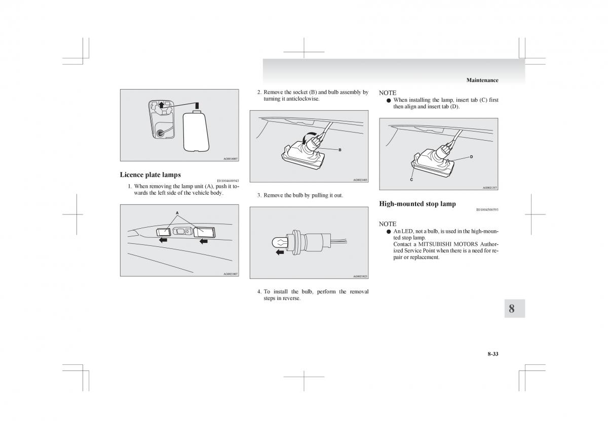 Mitsubishi ASX RVR owners manual / page 339