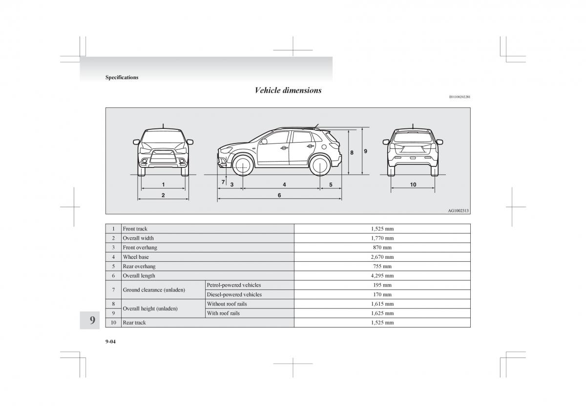 Mitsubishi ASX RVR owners manual / page 344