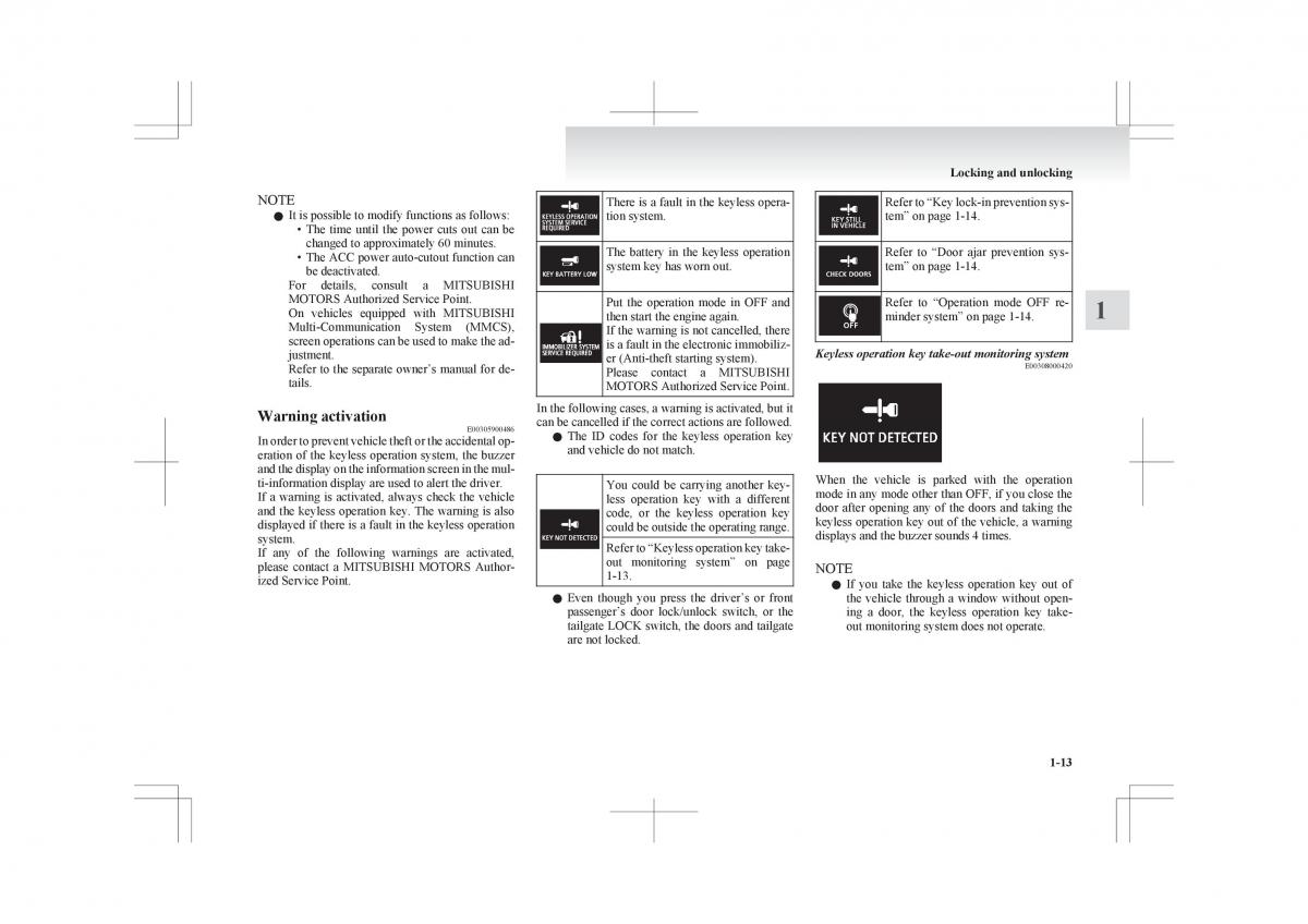 Mitsubishi ASX RVR owners manual / page 35