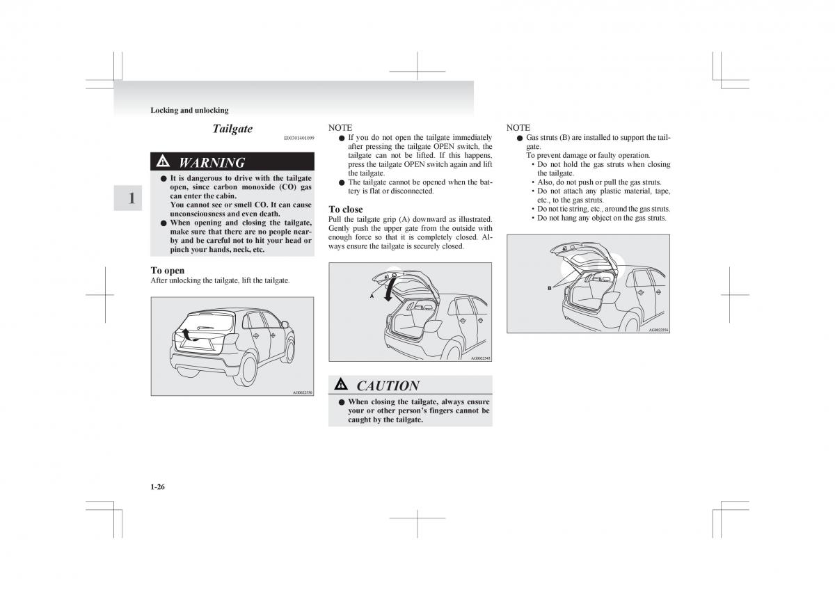 Mitsubishi ASX RVR owners manual / page 48