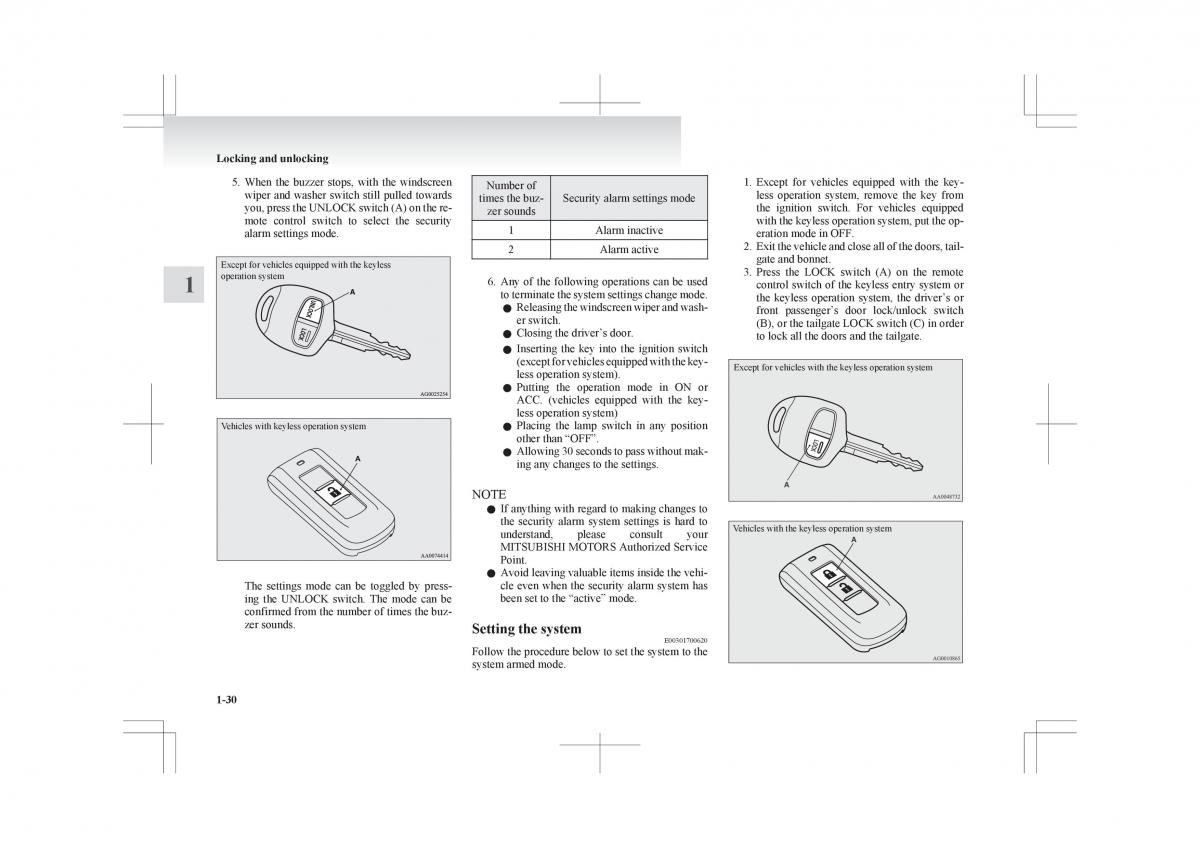 Mitsubishi ASX RVR owners manual / page 52