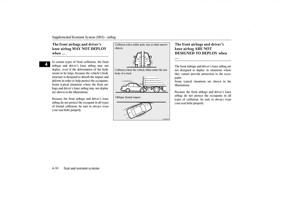 Mitsubishi Lancer VIII 8 owners manual / page 59