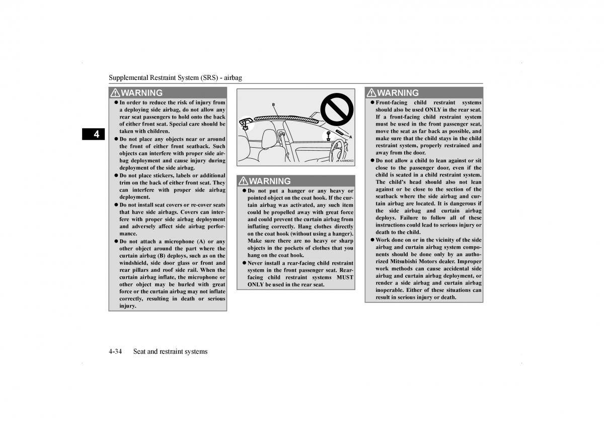 Mitsubishi Lancer VIII 8 owners manual / page 63